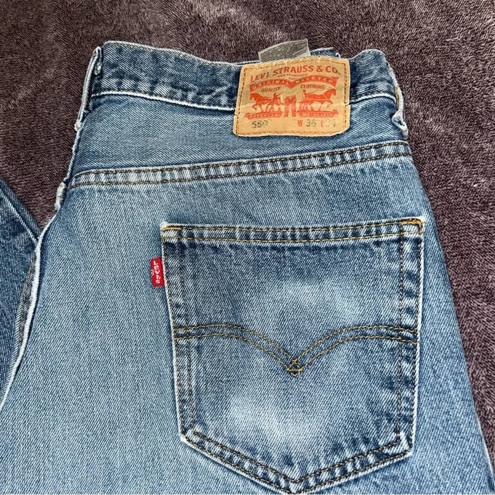 Levi Strauss & Co. Blue Denim Jeans 36X‎ 34